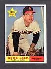 1961 TOPPS #527 Gene Leek LA ANGE