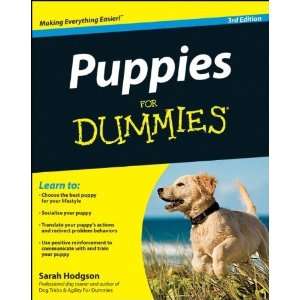  Puppies For Dummies [Paperback] Sarah Hodgson Books