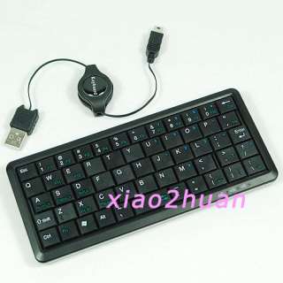 56 key mini keyboard +Retractable USB Cable F PC Laptop  