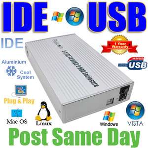 IDE ATA PATA To USB Hard Drive Enclosure Caddy Case  
