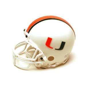  University of Miami Hurricanes Mini Replica Helmet Sports 