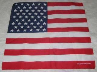 US USA AMERICA Flag Bandana Handkerchief Scarf  