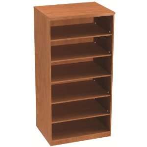   Lines Open, 1 Fixed Shelf, 4 Adjustable Shelves Bookcase 84H x 24W