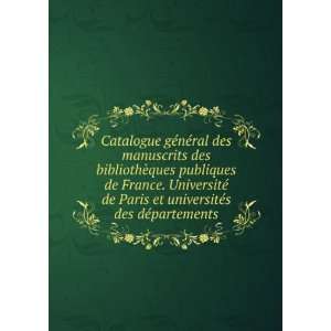 ¨ques publiques de France  UniversitÃ© de Paris et universitÃ 