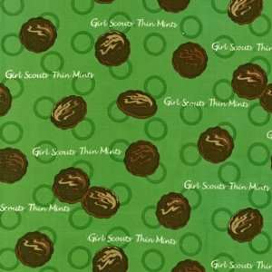 Girl Scouts Fabric Thin Mints Green