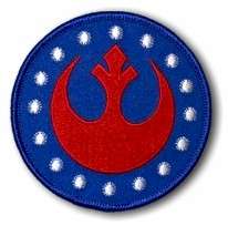 STAR WARS Rebel Alliance Logo Iron On OFFICIAL Patch  