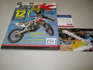 Chad Reed Signed NEW 2011 RACER X Motocross Magazine PSA/DNA PROOF 