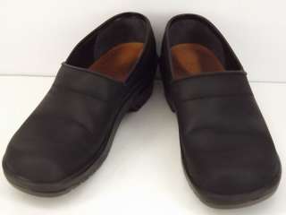 Womens shoes black Dansko Sanita 38 7.5 8 M clogs comfort work  