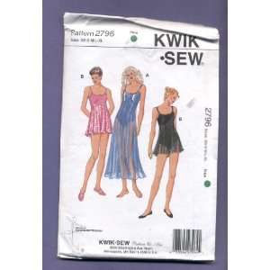  Kwik Sew Leotard with Attached Skirt Sewing Pattern #2796 
