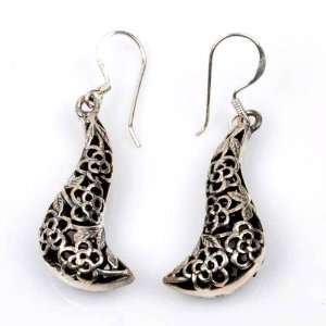   Trendy Natural Magnificent Unique Design 925 Silver Earrings Jewelry
