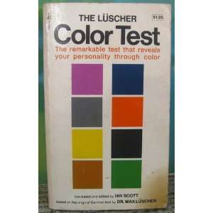 The Luscher Color Test Ian Scott Books