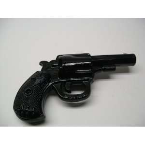  Solid Black Westmoreland Glass Mould Toy Gun Highly 