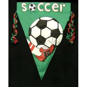  Soccer Flag Green Background  Unique Soccer Gifts GREEN 