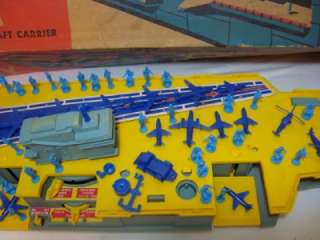   Mighty Matilda Motorized Aircraft Carrier + Men Planes Choppers  