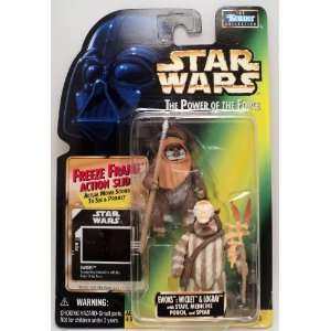    POTF2 Ewoks Wicket & Logray  FREEZE FRAME C8/9 Toys & Games