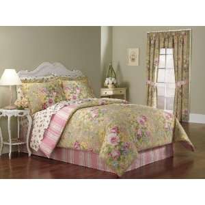  Romantic Rose Garden Pink and Green Bed in a Bag 200 