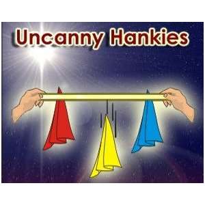  Uncanny Hankies   Silk / Parlor / Stage Magic tric Toys & Games