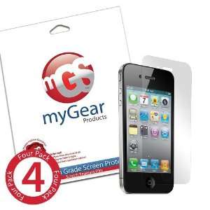 myGear Products ANTI GLARE SunBlock Screen Protectors for iPhone 4 (4 