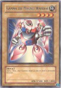 Gamma The Magnet Warrior RP02 EN091 Unl. Yugioh  