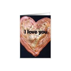  I love you card with painted heart Card Health & Personal 