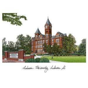Auburn University Architecture Premium Poster Print, 24x18