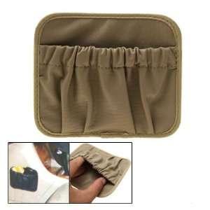  Portable Gadget Leather Car Pleat Pocket Storage Bag