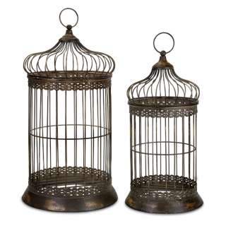 Set of 2 Iron Bird Cages