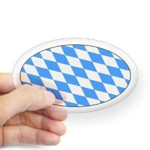 Bayern Raute Aufkleber   Bavarian Lozenge Sticker German Oval Sticker 