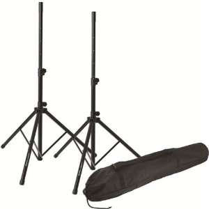   Twin Speaker Stand/Tote Bag Pak Speaker Stand Musical Instruments