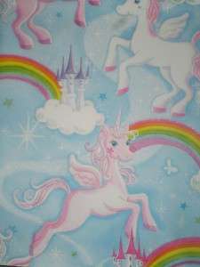 Unicorns & Castles Folded Wrapping Paper  