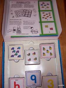 USBORNE LEARNING GAMES NUMBER LOTTO EUC  
