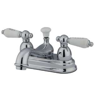 Kingston Brass CC14L1+ Vintage 4 Inch Centerset Lavatory Faucet, Metal 