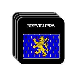  Franche Comte   BREVILLIERS Set of 4 Mini Mousepad 