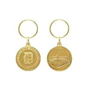  Detroit Tigers Bronze Team Keychain 