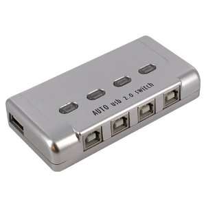  Sewell Premium 4 Port (4x1) Automatic USB 2.0 Switch Electronics