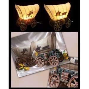  Set/2 Covered Wagon Nightlights 