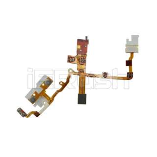 White Audio Jack Flex Cable w/ Switch For iPhone 3G 3GS  