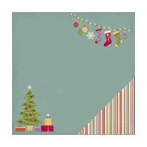  3 Bugs In A Rug Deck The Halls Double Sided Paper 12X12 