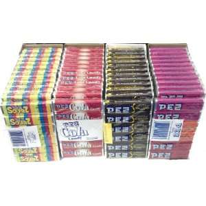 Pez Variety Pack   Fruit, Cola, Sourz and Chocolate 6 count packages 