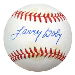 Larry Doby Autographed Signed AL Baseball PSA/DNA #Q36901  