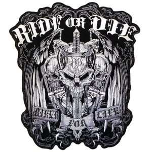  Ride Or Die Biker For Life Patch Automotive