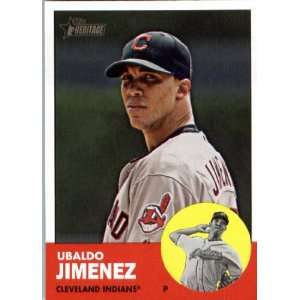  2012 Topps Heritage 227 Ubaldo Jimenez   Cleveland Indians 