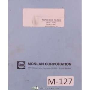   Cembo Opeation PBF Series Paper Bed Filter Manual Monlan Books