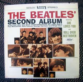 THE BEATLES “SECOND ALBUM” ST 2080 #3 BLACK COLOR BAND (1964) LP 