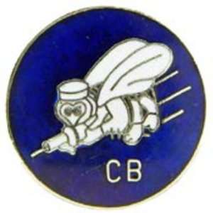  U.S. Navy Seabees Pin Blue 1 Arts, Crafts & Sewing