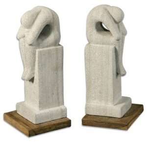  Resting Man Bookends