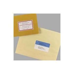 TO & FROM Typewriter Mailing Labels, 2 3/4x4 1/4, Red Border, 160/Pack 