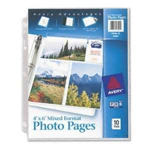  Avery® Photo Pages PAGE,PHOTO,4X6,10/PK UF002PE (Pack 