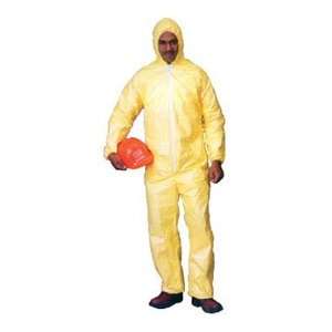 Tyvek QC Coveralls, Sewn and Bound Seams with Hood, Elastic Wrists and 