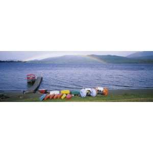  Boats on a Lakeside, Te Anau, Otago Region, South Island 